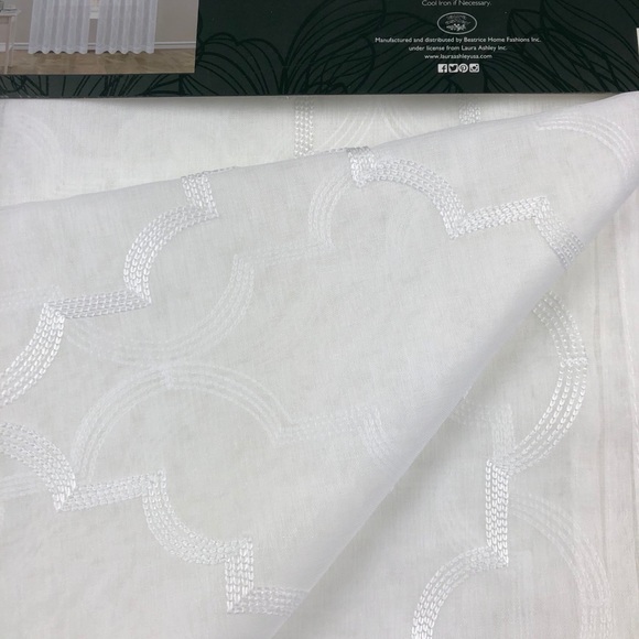 Laura Ashley Winston Embroidered sheer panels - Picture 7 of 8